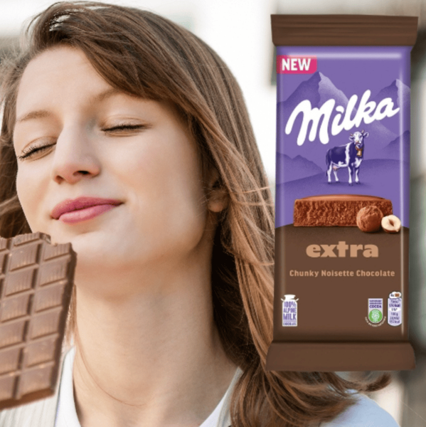 Шоколад Milka Extra Noisette 190г 9676 фото