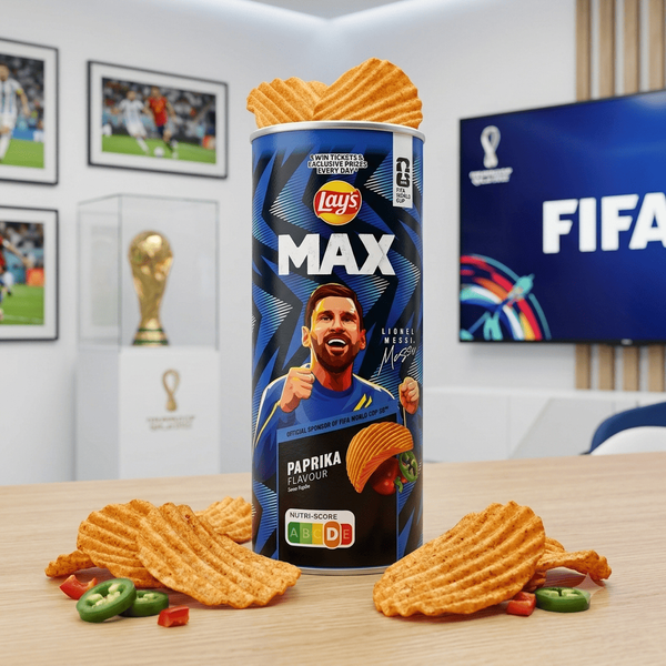 Чипсы Lay's Max Paprika FIFA World Cup Lionel Messi 125г 11584 фото