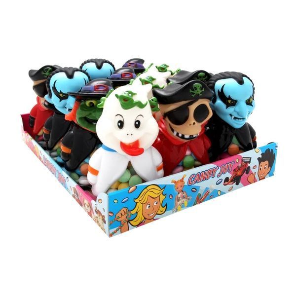 Копилка с конфетами драже Woogie Ghost Train Halloween 110 г 7499 фото