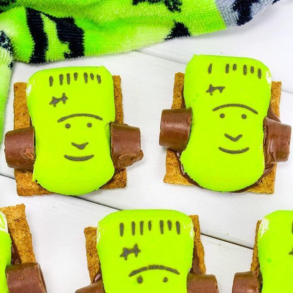 Маршмеллоу Peeps Marshmallow Candy Halloween Green Frankenstein Monster 3шт, 42г 10865 фото