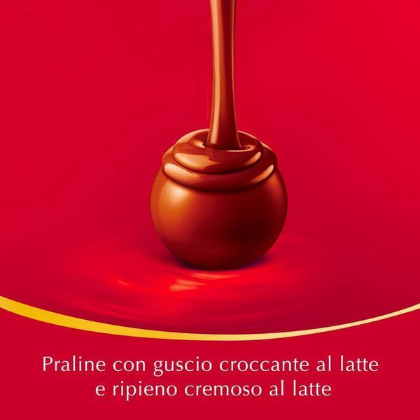 Подарочный набор шоколадных конфет Lindt Lindor Maxi Boule Praline di Cioccolato al Latte 44шт 550 г 7698 фото