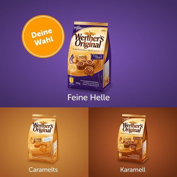 Конфеты Werther&rsquo;s Original Schokoladen Karamell 153г 7945 фото