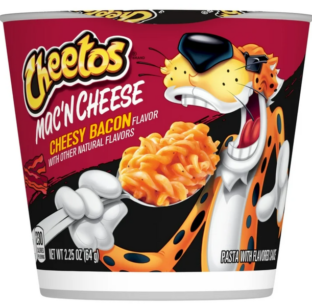 Макарони з сиром та беконом Cheetos Mac'n Cheese Cheesy Bacon Flavor 4 x 64г 8271 фото