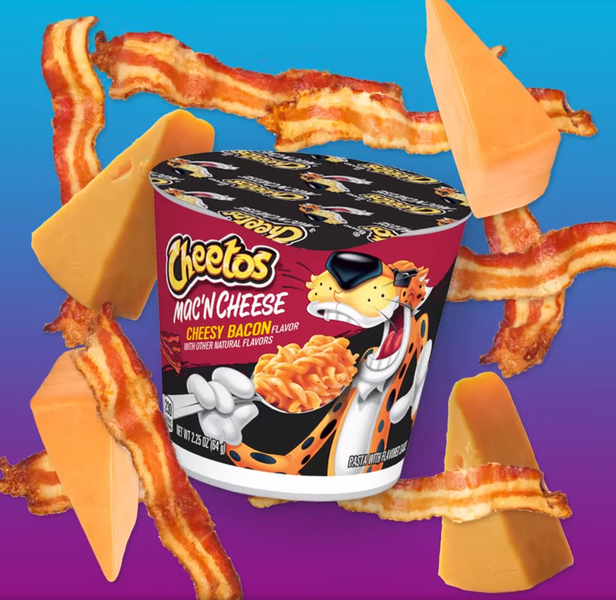 Макарони з сиром та беконом Cheetos Mac'n Cheese Cheesy Bacon Flavor 4 x 64г 8271 фото