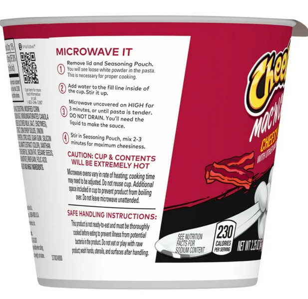 Макарони з сиром та беконом Cheetos Mac'n Cheese Cheesy Bacon Flavor 4 x 64г 8271 фото