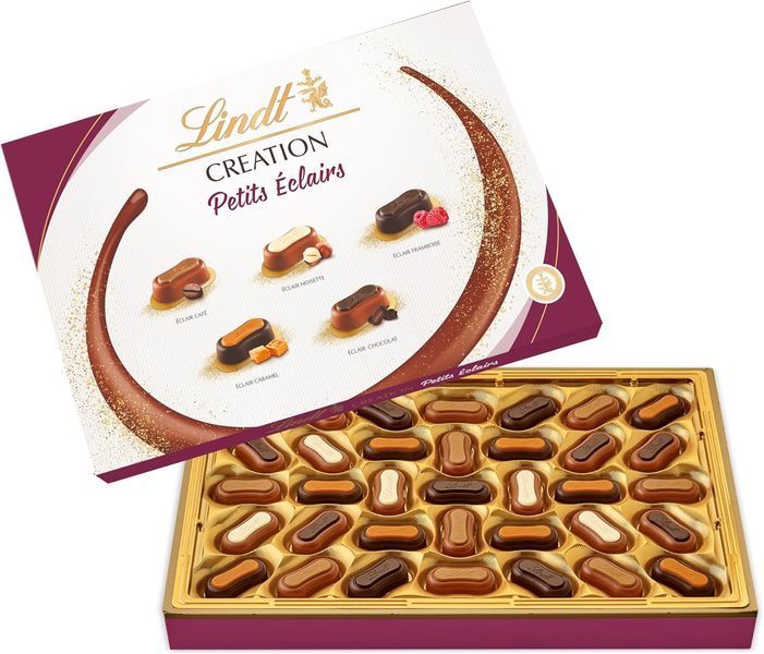 Подарочная коробка шоколадных конфет Lindt Creation Boite Petits Eclairs 384г 8022 фото