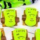Маршмеллоу Peeps Marshmallow Candy Halloween Green Frankenstein Monster 3шт, 42г 10865 фото 3