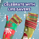 Цукерки-тростини Life Savers 5 Flavor Assorted Holiday Candy Canes 150г 9722 фото 3