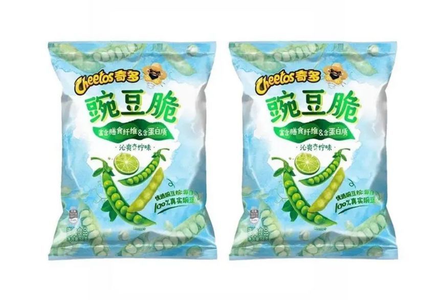 Хрумкий горошок Cheetos Crispy Peas Lime зі смаком лайма, 68г 6633 фото