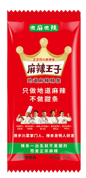 Острые китайские снеки Латяо Ma La Wang Zi  Latiao Spicy Food 18г 8833 фото