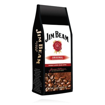 Мелена кава Jim Beam Original Bourbon Flavored Ground Coffee 340g 2942 фото