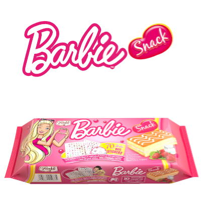 Бісквіт Freddi Barbie Strawberry Yogurt 10pcs 250g 5586 фото
