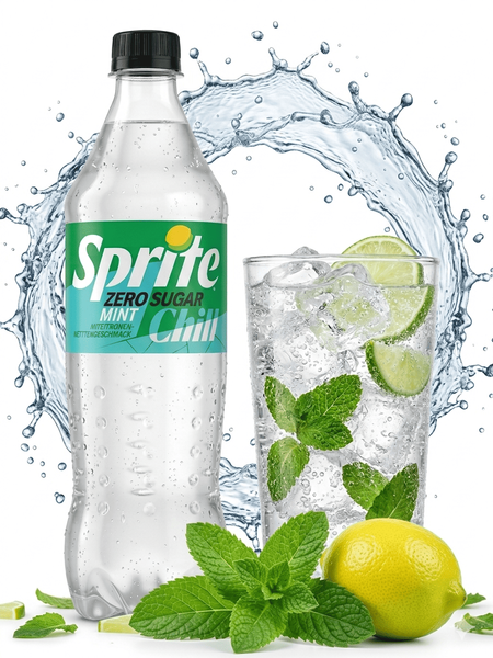 Газований напій Sprite Zero Sugar Mint Chill Lemon Lime 1.25 л 10713 фото