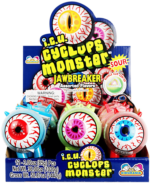 Велика цукерка Kidsmania Cyclops Monster Циклоп-Монстр 85г 9284 фото