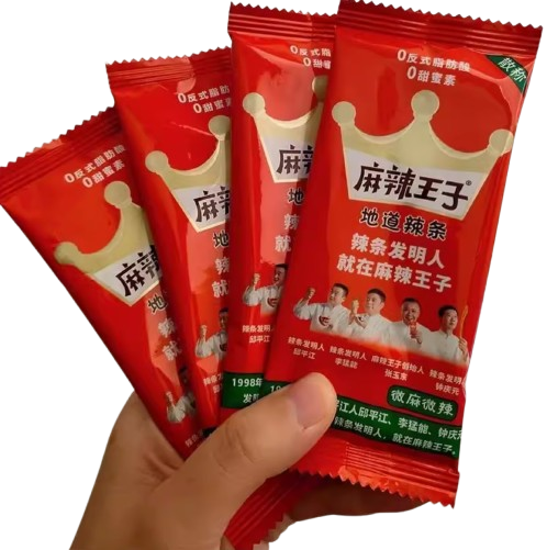 Острые китайские снеки Латяо Ma La Wang Zi  Latiao Spicy Food 18г 8833 фото