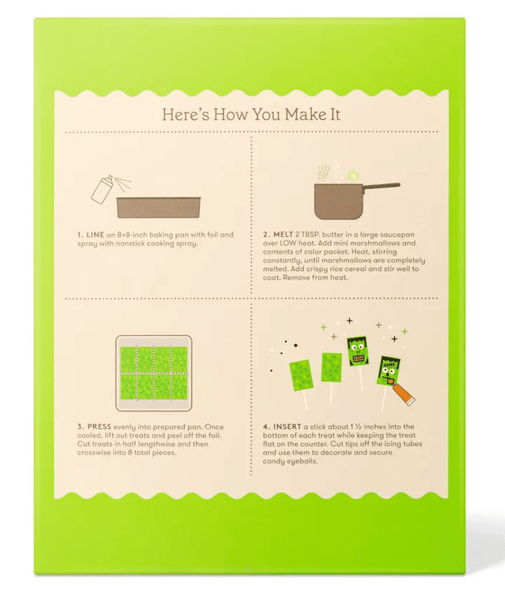 Набір для створення солодощів Favorite Day Halloween Frightful Frankenstein Crispy Rice Treats Kit 210г 9384 фото