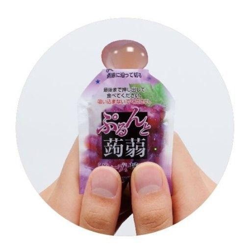 Японська цукерка рідке желе Orihiro Purunto Konjac Виноград 120g 4758 фото