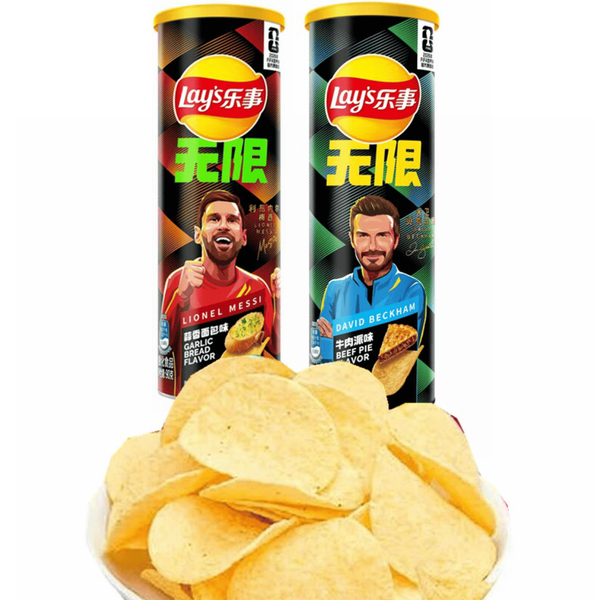 Чипсы Lay's FIFA Lionel Messi Garlic Bread Flavor 90г 11015 фото