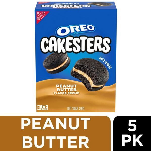 Печиво OREO Peanut Butter Creme Cakesters 5шт по 57г 6942 фото
