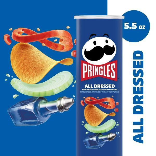 Чипсы Pringles All Dressed Potato Crisps Chips 156 г 7371 фото