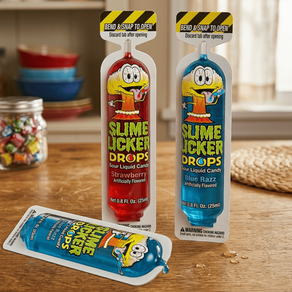 Кисла рідка цукерка Toxic Waste Slime Licker Drops Strawberry 25мл 10813 фото