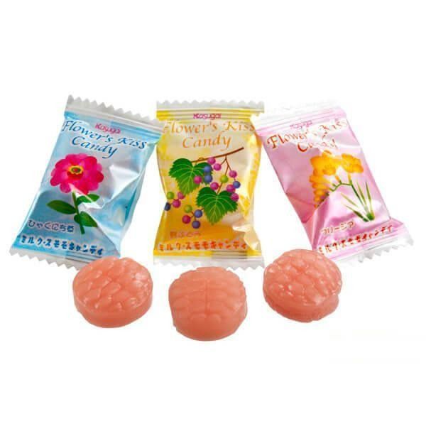 Японські цукерки Kasugai Flower's Kiss Milk Plum Candy 135g 4958 фото