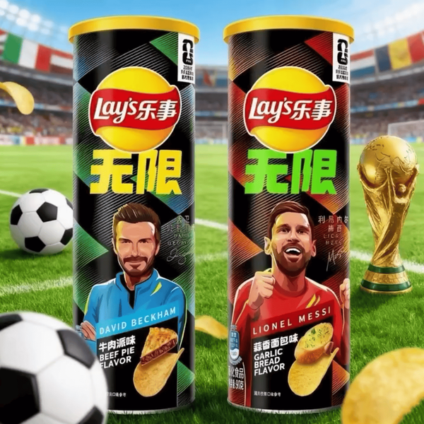 Чипсы Lay's FIFA Lionel Messi Garlic Bread Flavor 90г 11015 фото