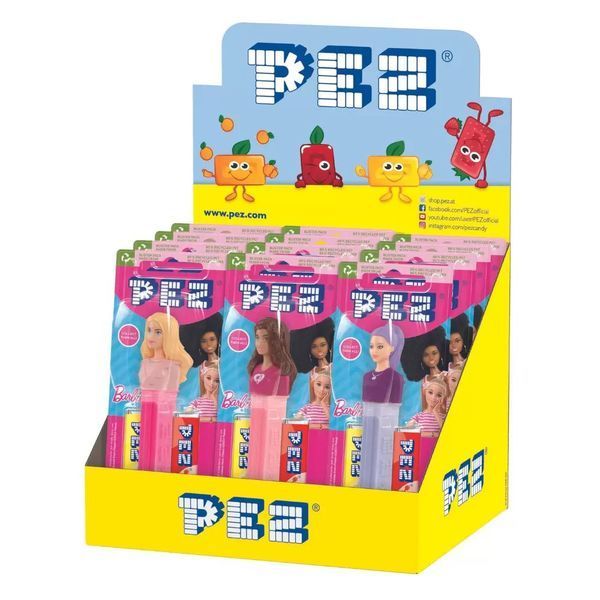 Диспенсер з цукерками Pez Barbie 1+2 Impulse Packs 17g 5992 фото