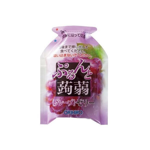 Японська цукерка рідке желе Orihiro Purunto Konjac Виноград 120g 4758 фото