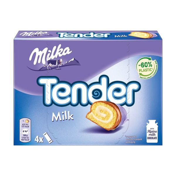 Бісквітні рулетики Milka Tender Milk 148 g 5062 фото