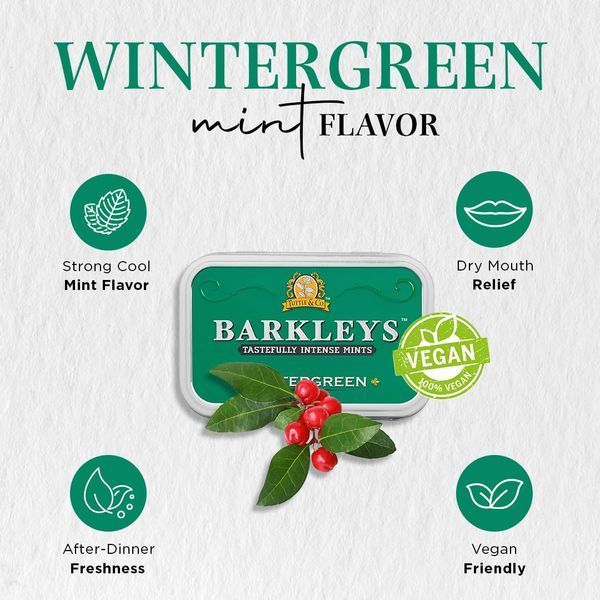 Драже Barkleys Wintergreen Breath Mints 50г 8175 фото