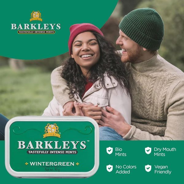 Драже Barkleys Wintergreen Breath Mints 50г 8175 фото