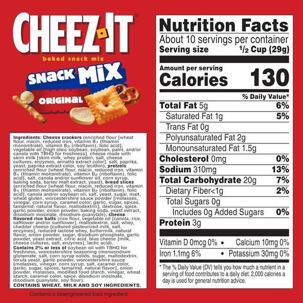 Снеки Cheez-It Baked Snack Mix Original 297г 8933 фото