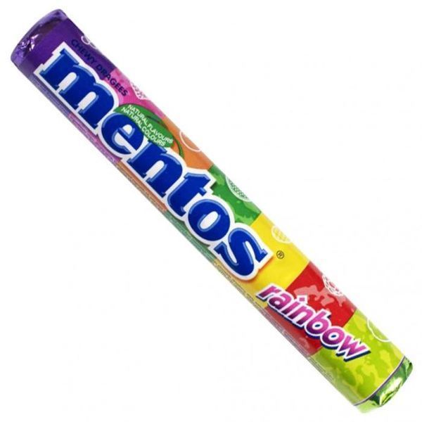 Жувальні цукерки Mentos Rulle Rainbow 38 г 8223 фото
