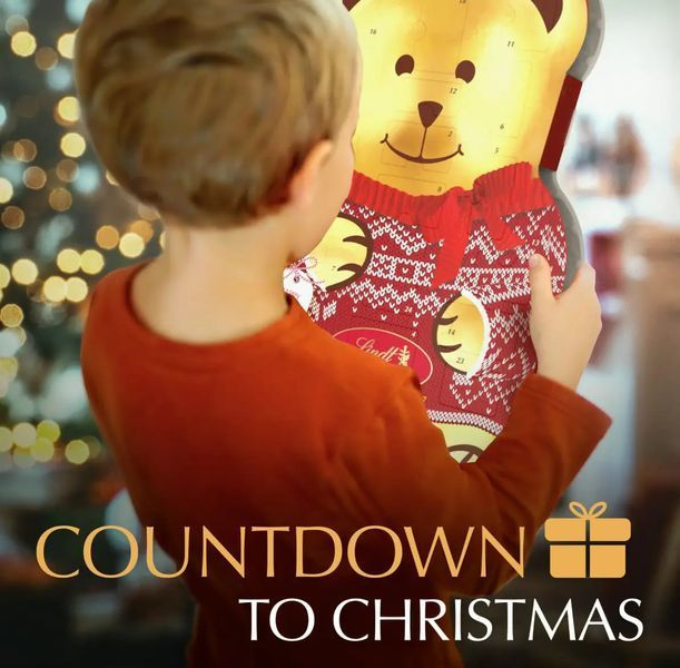 Адвент календар Lindt Teddy 3D Chocolate Advent Calendar 310г 9770 фото