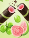 Вафельні трубочки Oreo Cocoa Crispy Roll Guava & Grapes 50г 11065 фото 2