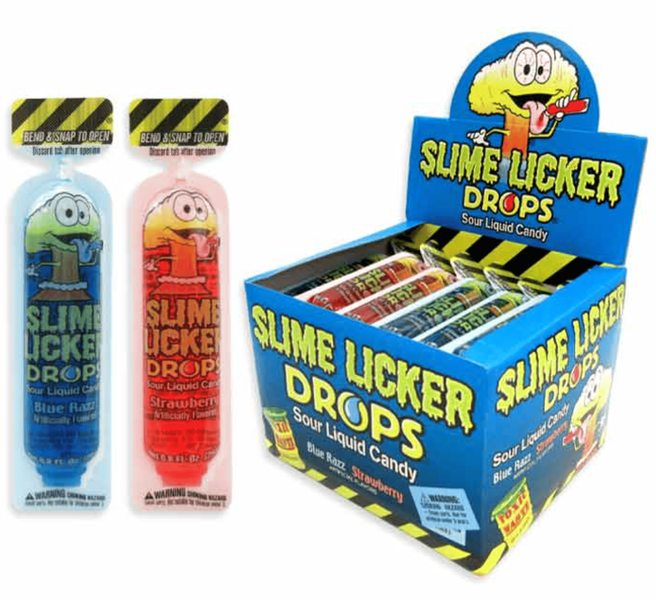 Кисла рідка цукерка Toxic Waste Slime Licker Drops Strawberry 25мл 10813 фото