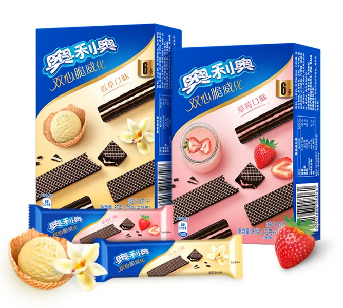 Вафлі Oreo Wafer Bars Vanilla 72г 8126 фото