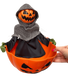 Цукерниця Halloween Страшний гарбуз зі звуком та ефектом руху 9234 фото 5