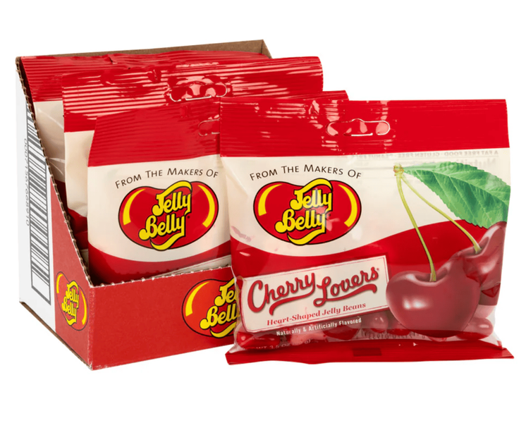 Жевательные конфеты Jelly Belly Cherry Lovers Heart-Shaped Jelly Beans 99г 9970 фото