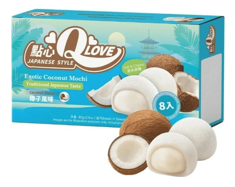 Моти QLove Exotic Coconut Mini Mochi 80г 10763 фото