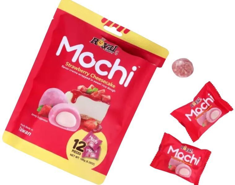 Моти Royal Family Mochi Strawberry Cheese Cake 12шт 180г 10866 фото