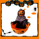 Цукерниця Halloween Страшний гарбуз зі звуком та ефектом руху 9234 фото 2