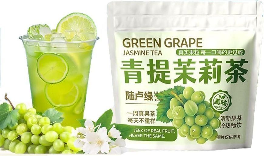 Фруктовый чай Green Grape Jasmine Tea 12шт, 70г 8883 фото