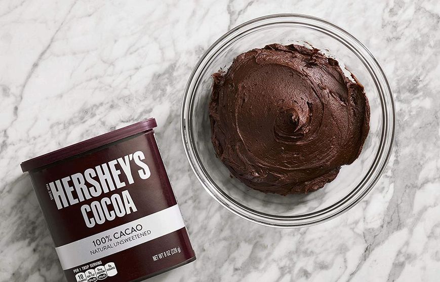 Какао Hershey's Cocoa 100% Natural Unsweetened 226g (Пошкоджена упаковка) 5236 фото