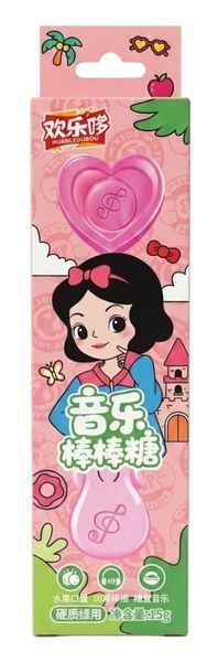 Льодяник Huanledubou Audio Lollipop Disney Princess Білосніжка 15г 10939 фото