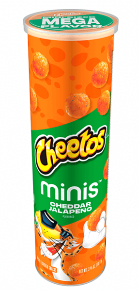 Сырные шарики Cheetos Minis Cheese Cheddar Jalapeno 102г 9157 фото