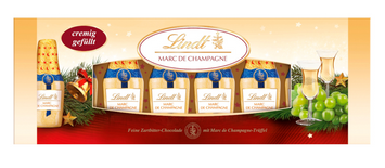 Шоколадные конфеты Lindt Marc de Champagne 131 г 7870 фото