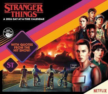 Календарь Stranger Things Day-at-a-Time Box Calendar на 2026 год 10093 фото