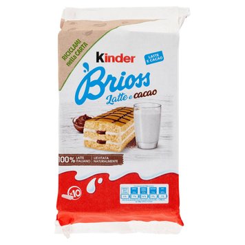 Бисквитное пироженое Kinder Brioss Latte Cacao 280g 4733 фото